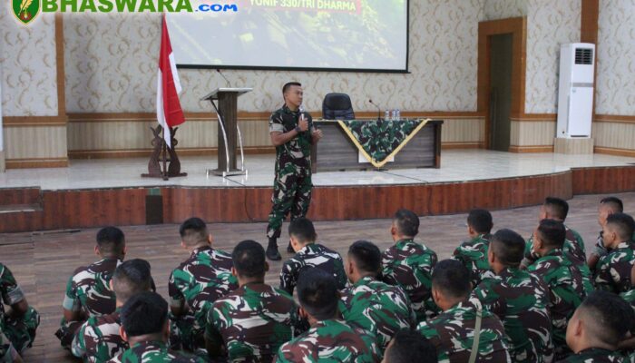 Pembekalan Satgas Operasi Papua Yonif 142/Ksatria Jaya
