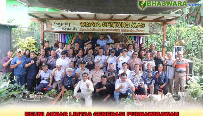REUNI AKBAR LINTAS GENERASI PURNAWIRAWAN DODIK BELA NEGARA RINDAM V/BRAWIJAYA