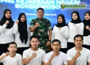 Gebrakan Kasdim 0822 Mayor Inf Tanuri Tanamkan Nasionalisme ke CPNS Kejari Bondowoso
