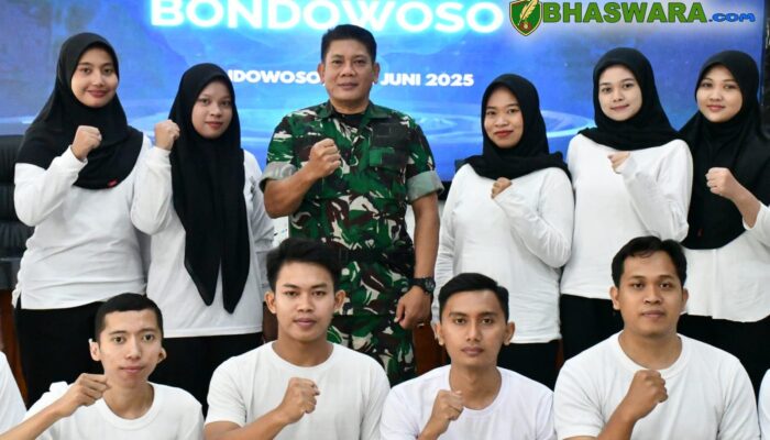Gebrakan Kasdim 0822 Mayor Inf Tanuri Tanamkan Nasionalisme ke CPNS Kejari Bondowoso
